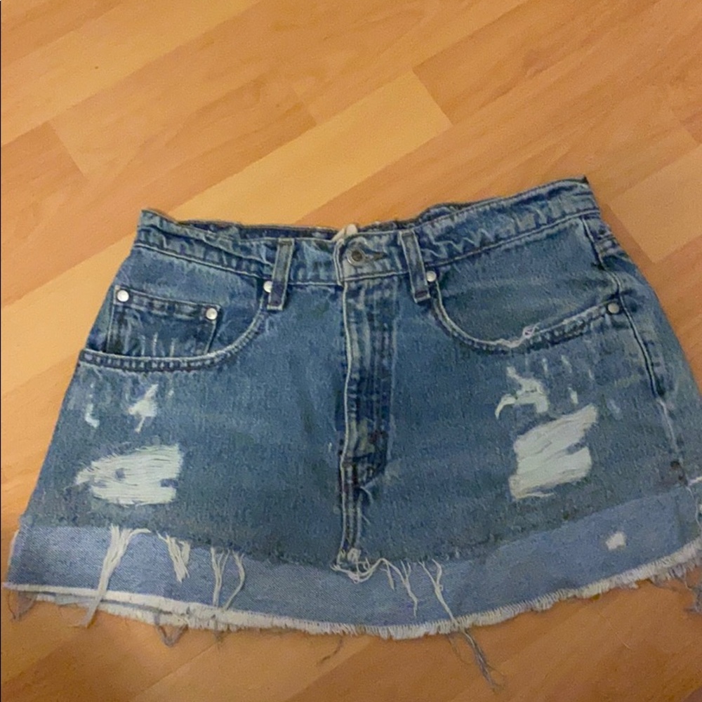 LF vintage denim skit